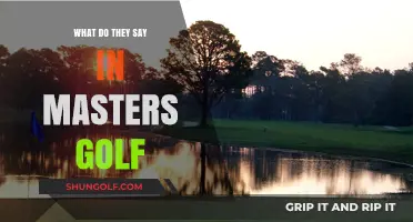 Unveiling the Whispers: What's Said on the Masters Golf Course