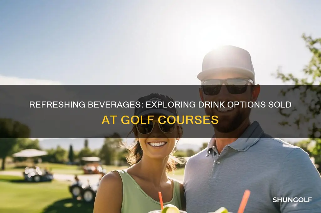 what do they sell at golf courses to drink