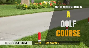 Understanding White Stakes: Their Role and Rules on Golf Courses