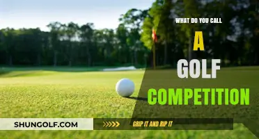 Teeing Up Terms: What to Call Your Golf Competition
