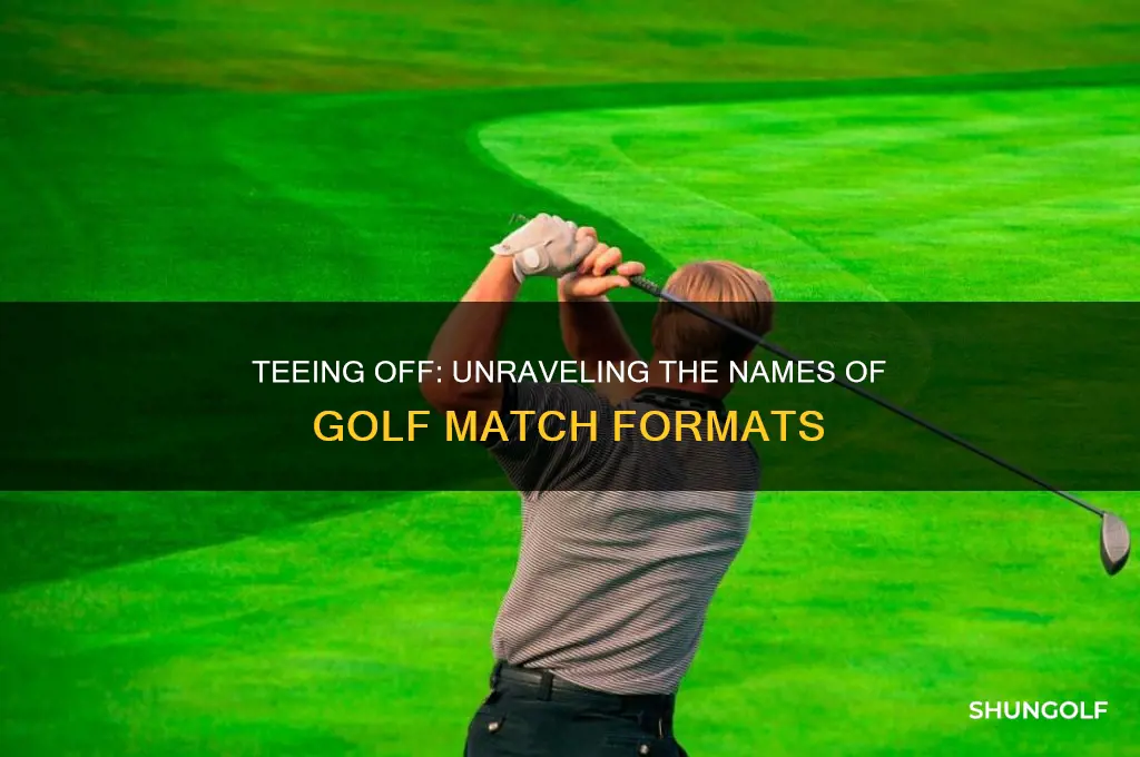 what do you call a golf match