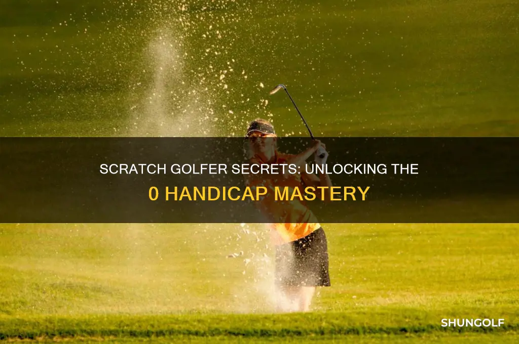 what do you call a golfer with a 0 handicap