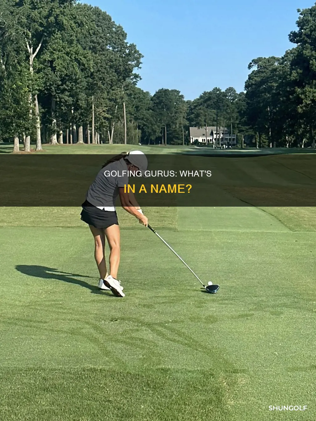 what do you call a golfer