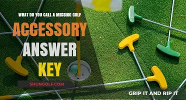 Lost Golf Gear: Unlocking the Mystery of Missing Accessory Names