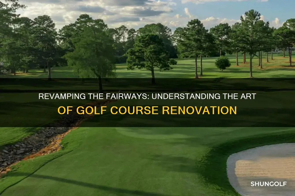 what do you call a redo of a golf course