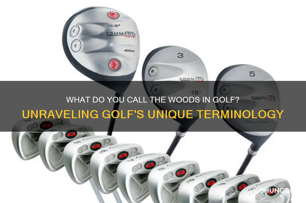 what do you call the woods golf
