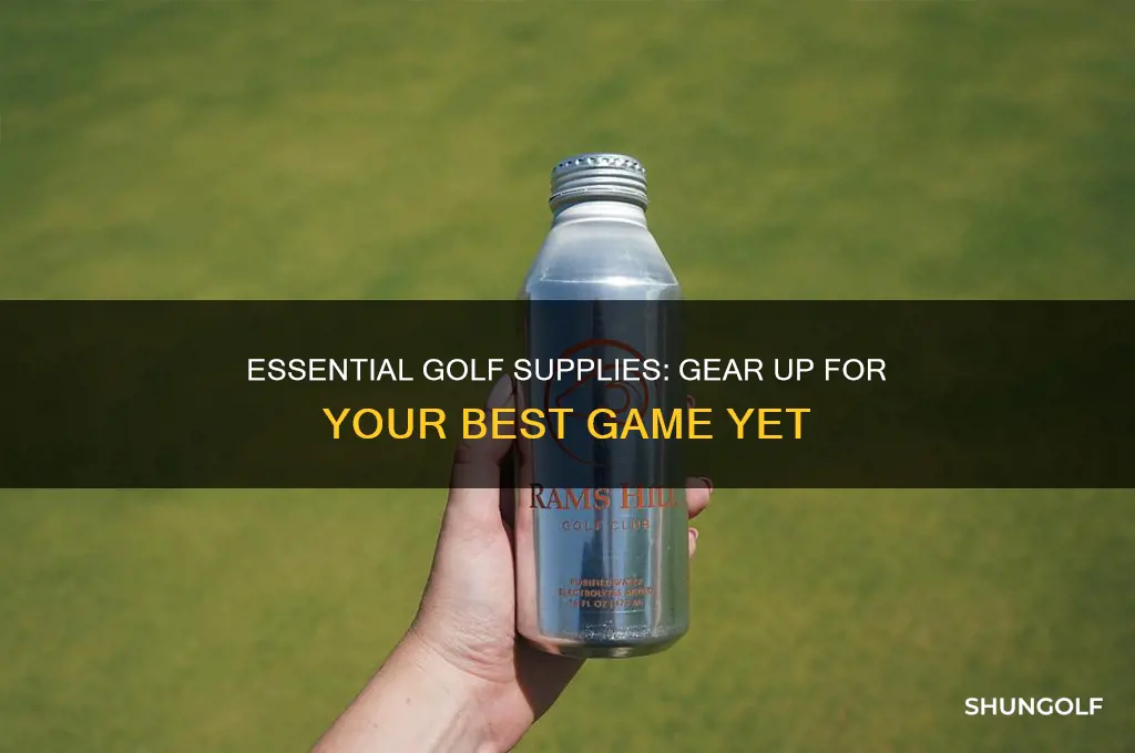 what do you need for golf supplies