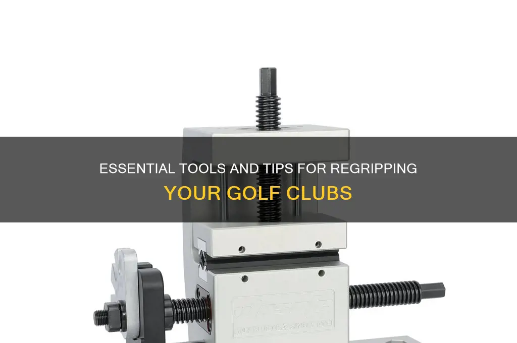 what do you need to regrip golf clubs
