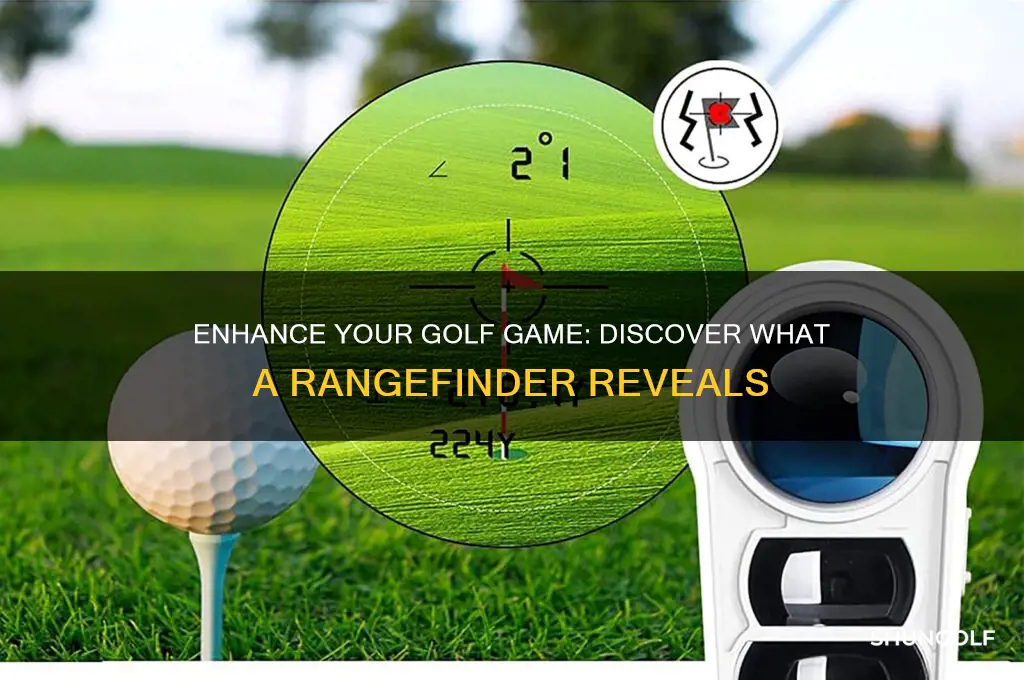 what do you see with a rangefinder golf