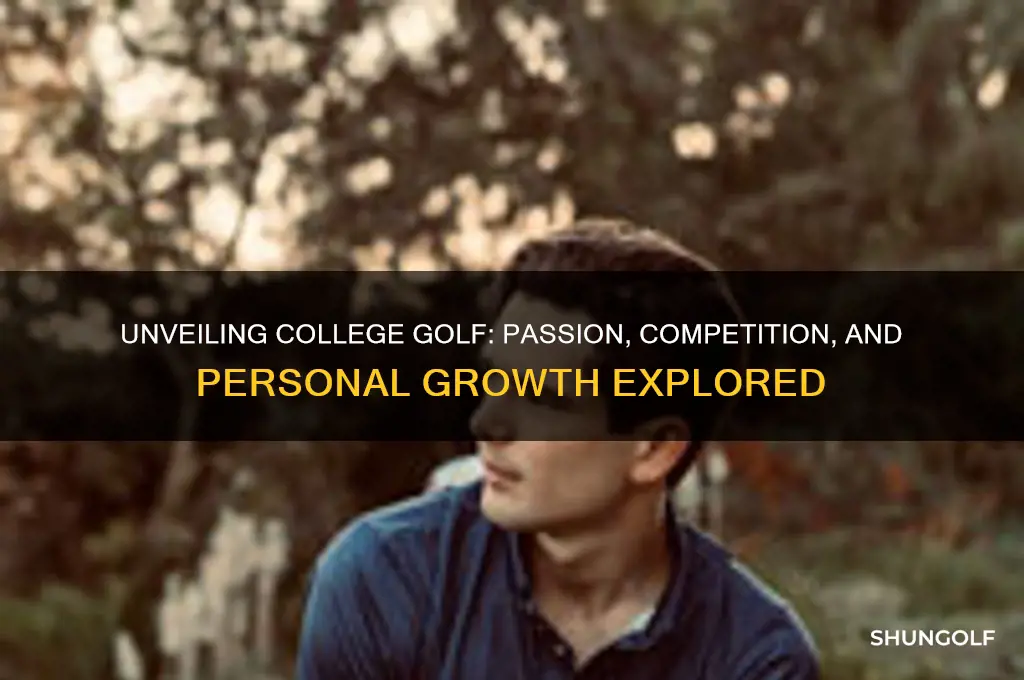 what do you think collge golf is all about