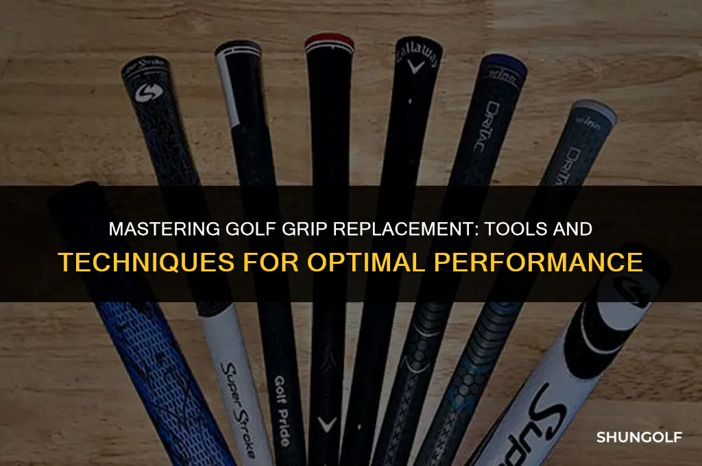 what do you use to change golf grips