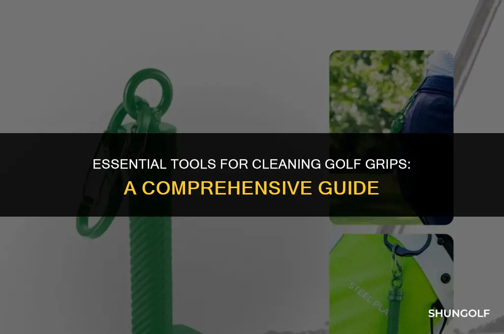 what do you use to clean golf grips