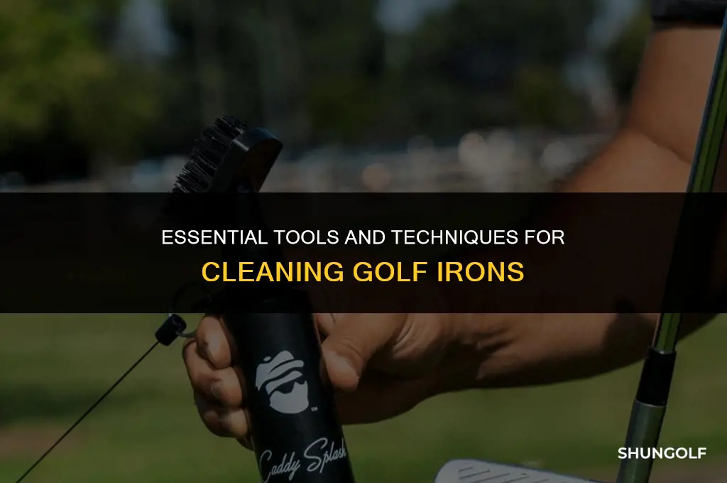 what do you use to clean golf irons