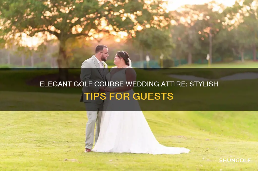 what do you wear to a golf course wedding