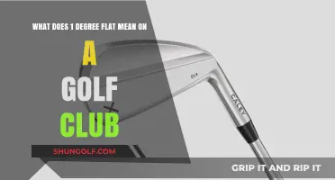 Understanding 1 Degree Flat: How It Affects Your Golf Club Performance