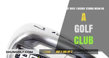 Understanding the Impact of 1 Degree Strong on Golf Club Performance