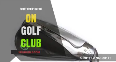 Understanding the Significance of the Number 1 on Golf Clubs
