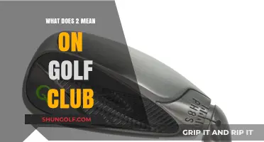 Understanding the Significance of the Number 2 on Golf Clubs