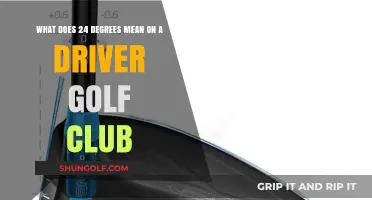 Understanding the 24-Degree Loft on a Driver Golf Club
