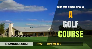 Understanding the Meaning of Three Horns on a Golf Course