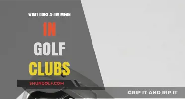 Understanding 4-GW Golf Clubs: Definition, Purpose, and Benefits Explained