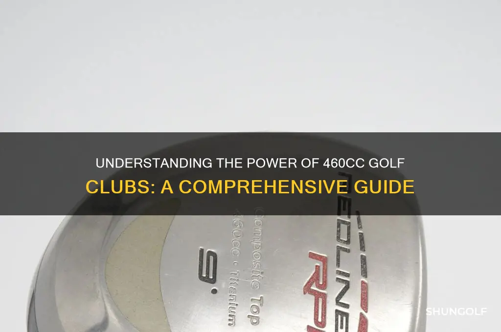 what does 460cc golf club mean
