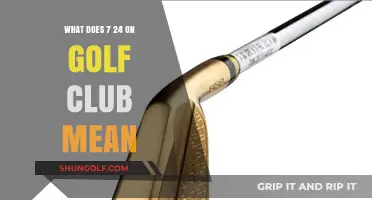 Understanding the 7 Iron 24 Degree Loft on Golf Clubs