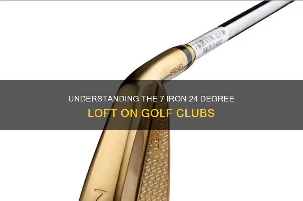 what does 7 24 on golf club mean