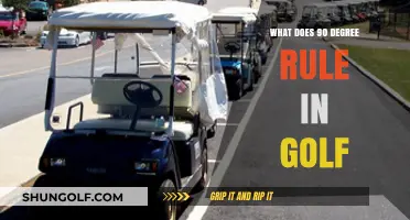 Understanding the 90-Degree Rule in Golf: A Comprehensive Guide