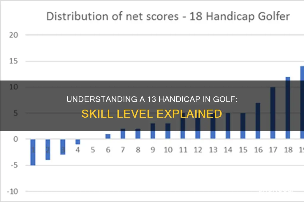 what does a 13 handicap in golf mean