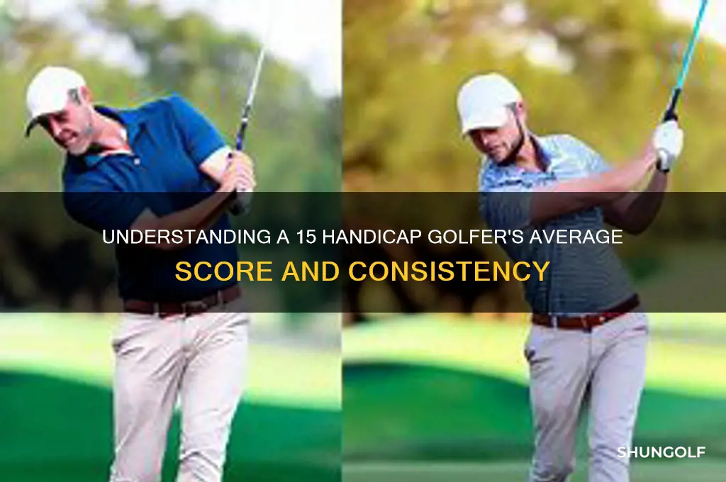 what does a 15 handicap golfer shoot