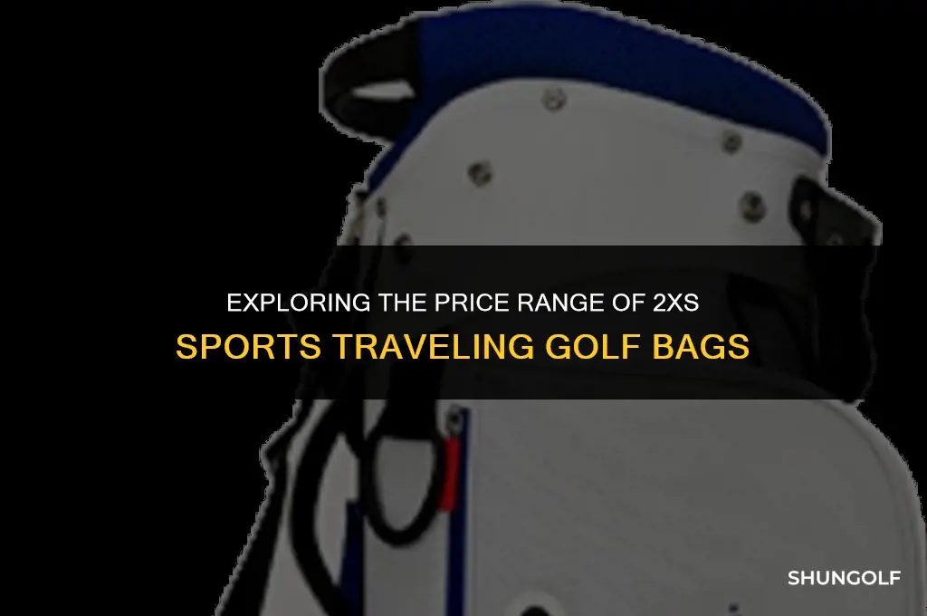 what does a 2xs sports traveling golf bag cost