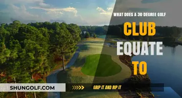 Understanding Golf Club Loft: What Does a 30-Degree Club Equate To?