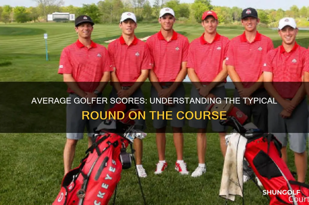 what does a average golfer shoot