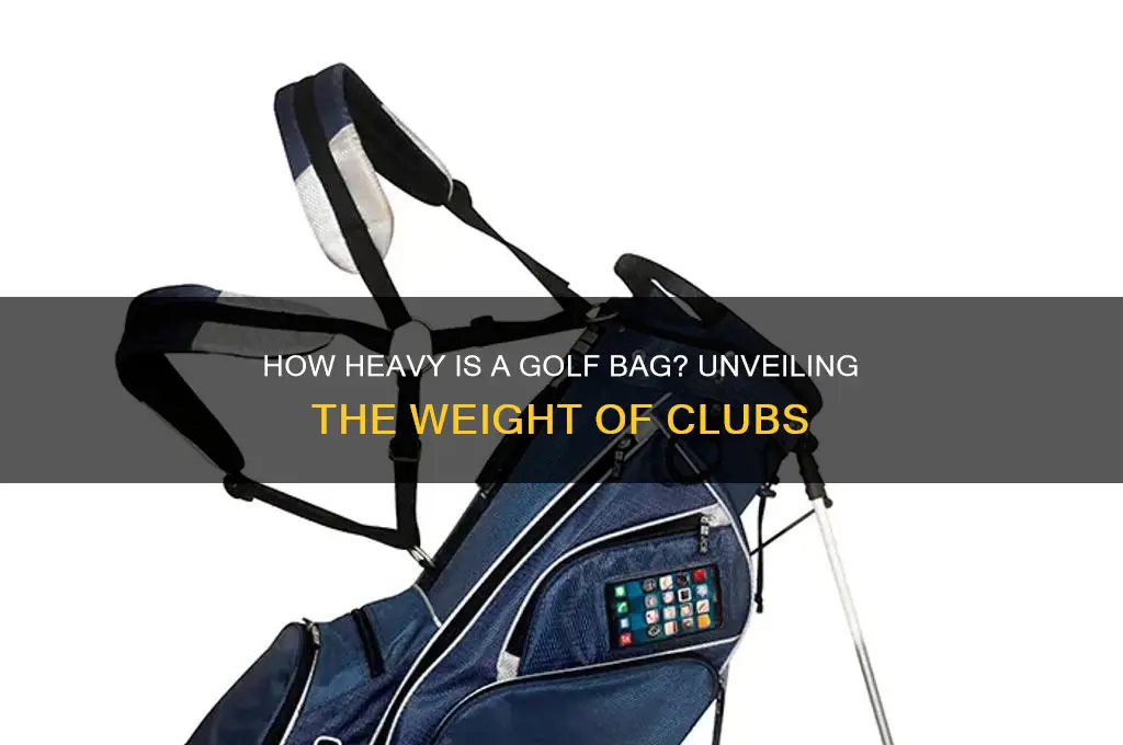 what does a bag of golf clubs weigh