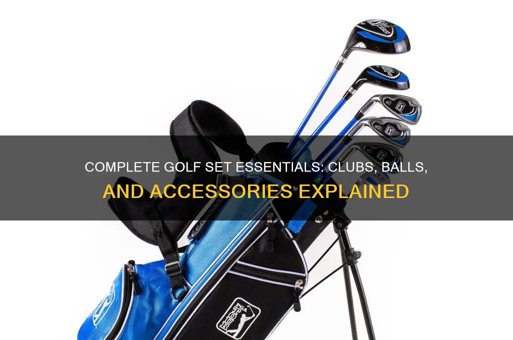 what does a full golf set consist of