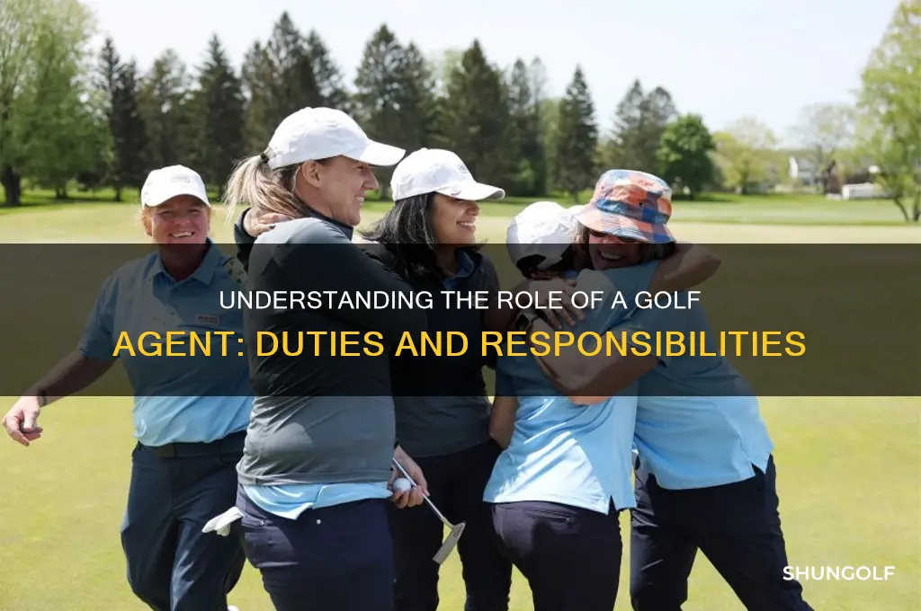 what does a golf agent do