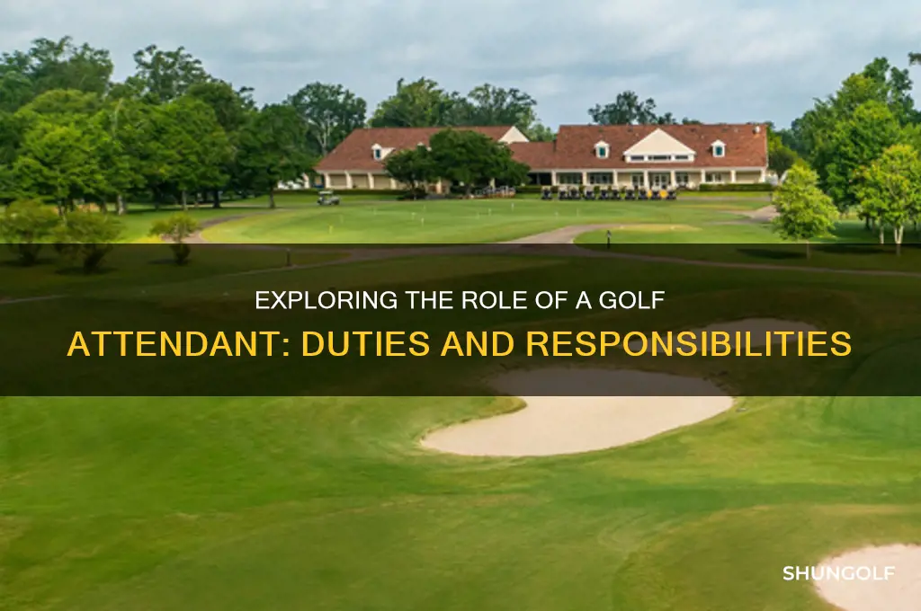what does a golf attendant do