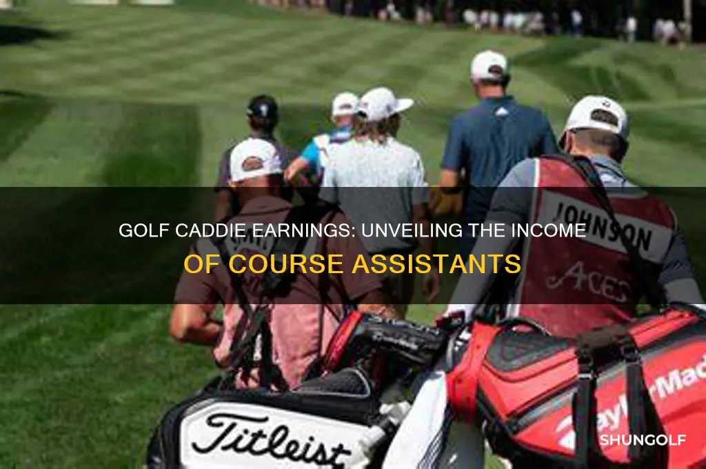 what does a golf caddie earn