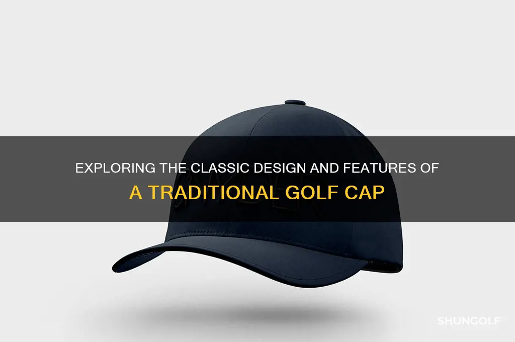 what does a golf cap look like