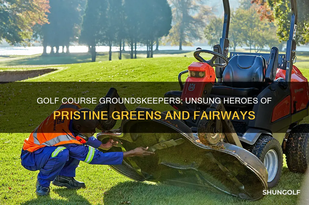 what does a golf course groundskeeper do