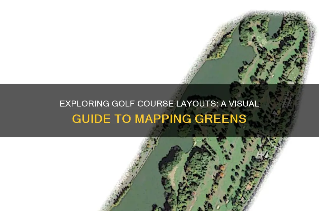 what does a golf course look like on a map