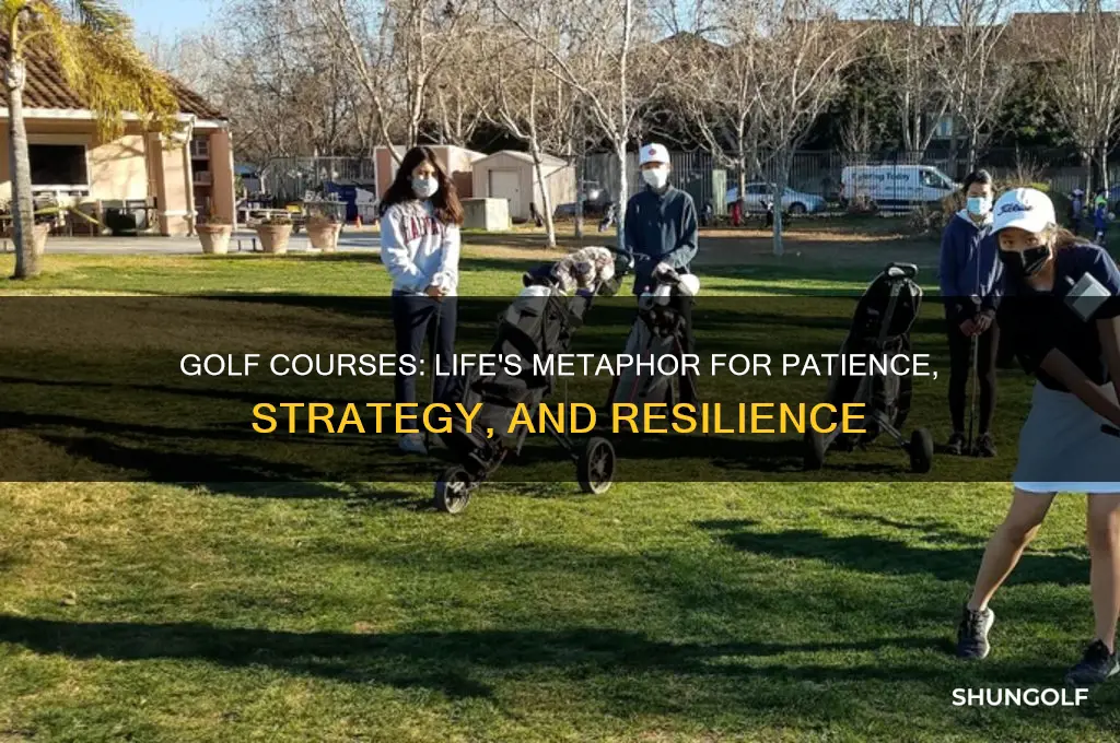 what does a golf course represent in life