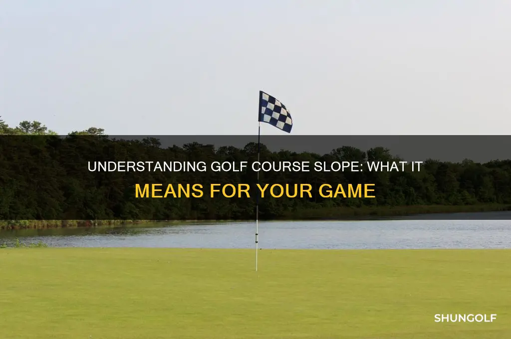 what does a golf course slope mean