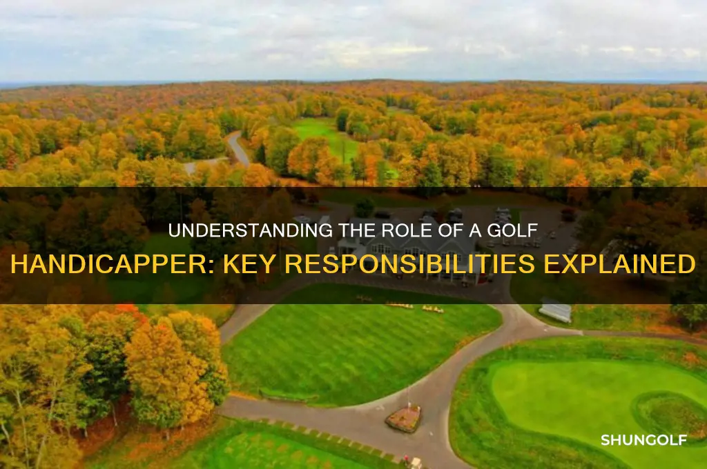 what does a golf handicapper do