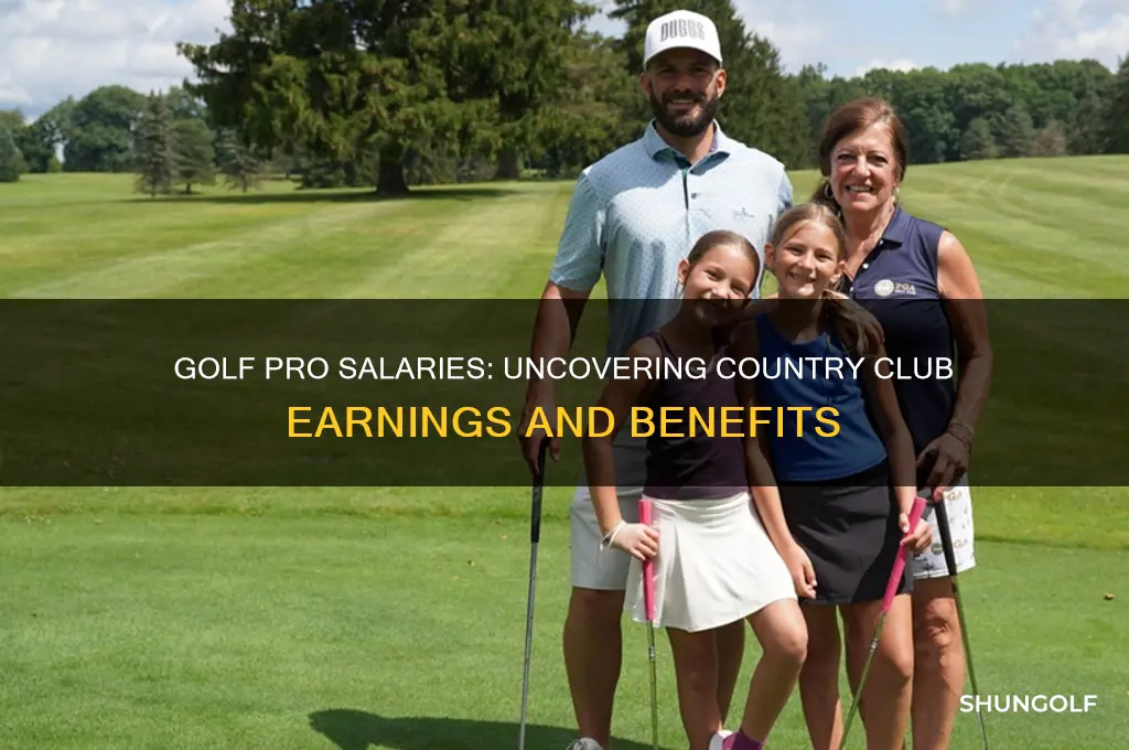 what does a golf pro at a country club make