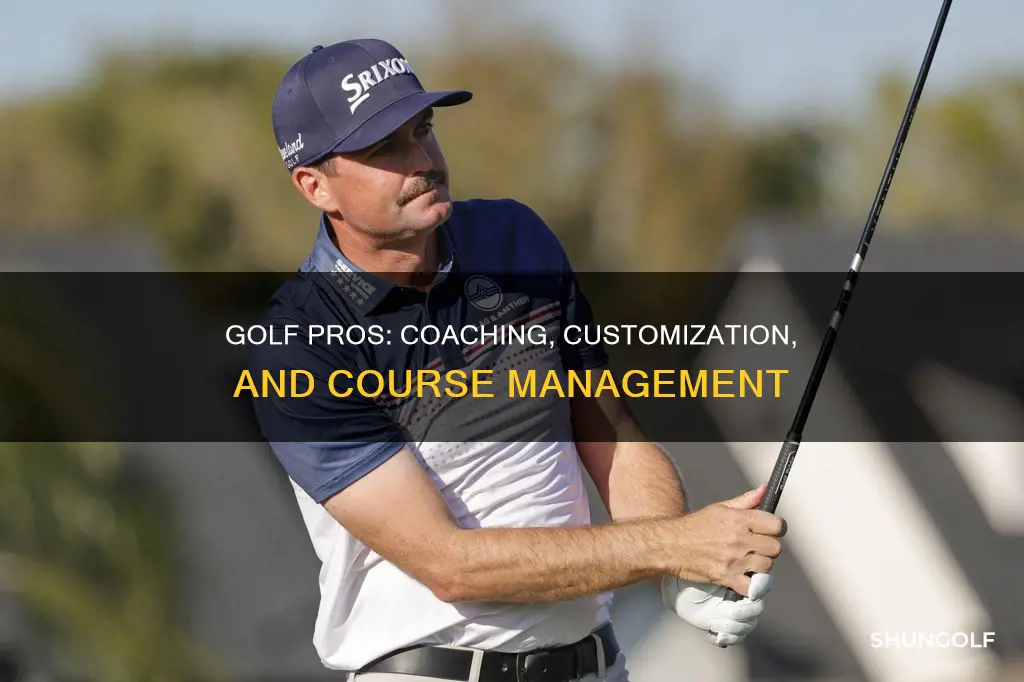 what does a golf pro do