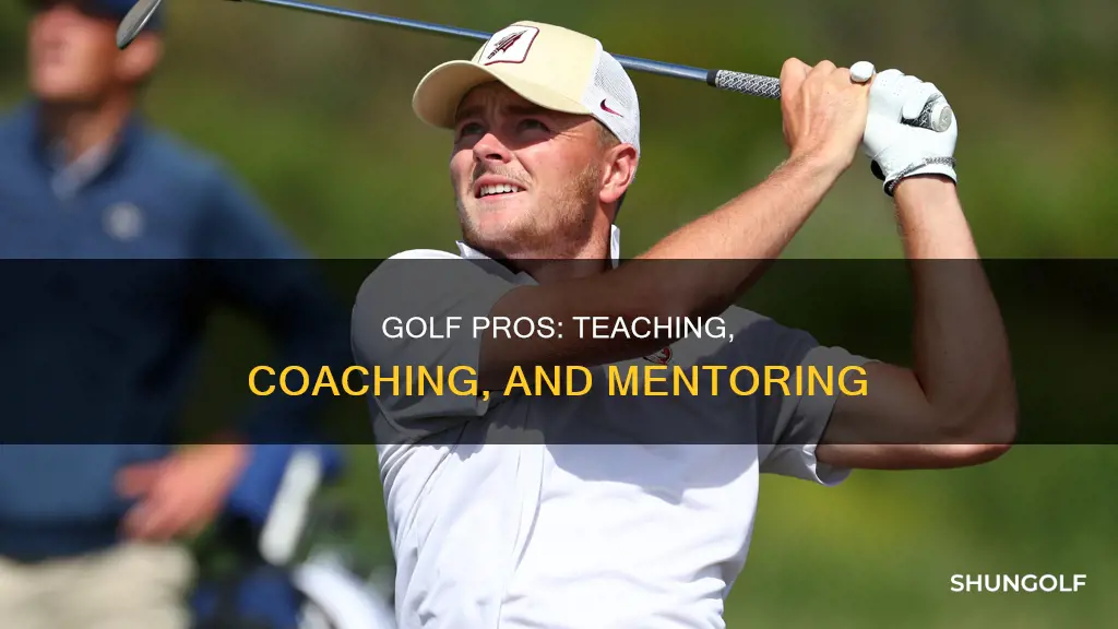 what does a golf professional do