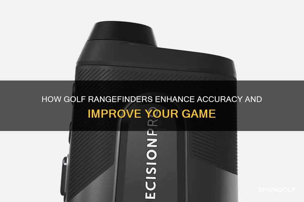 what does a golf range finder do