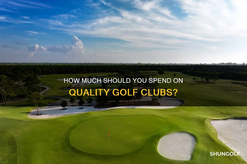 what does a good set of golf clubs cost